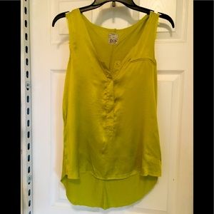 Go silk lime green cami